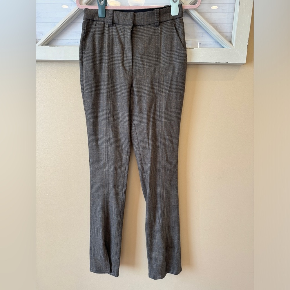 a.l.c. womens‎ pants Size 4 NWT wool Plaid Dress Pants Suit Fall